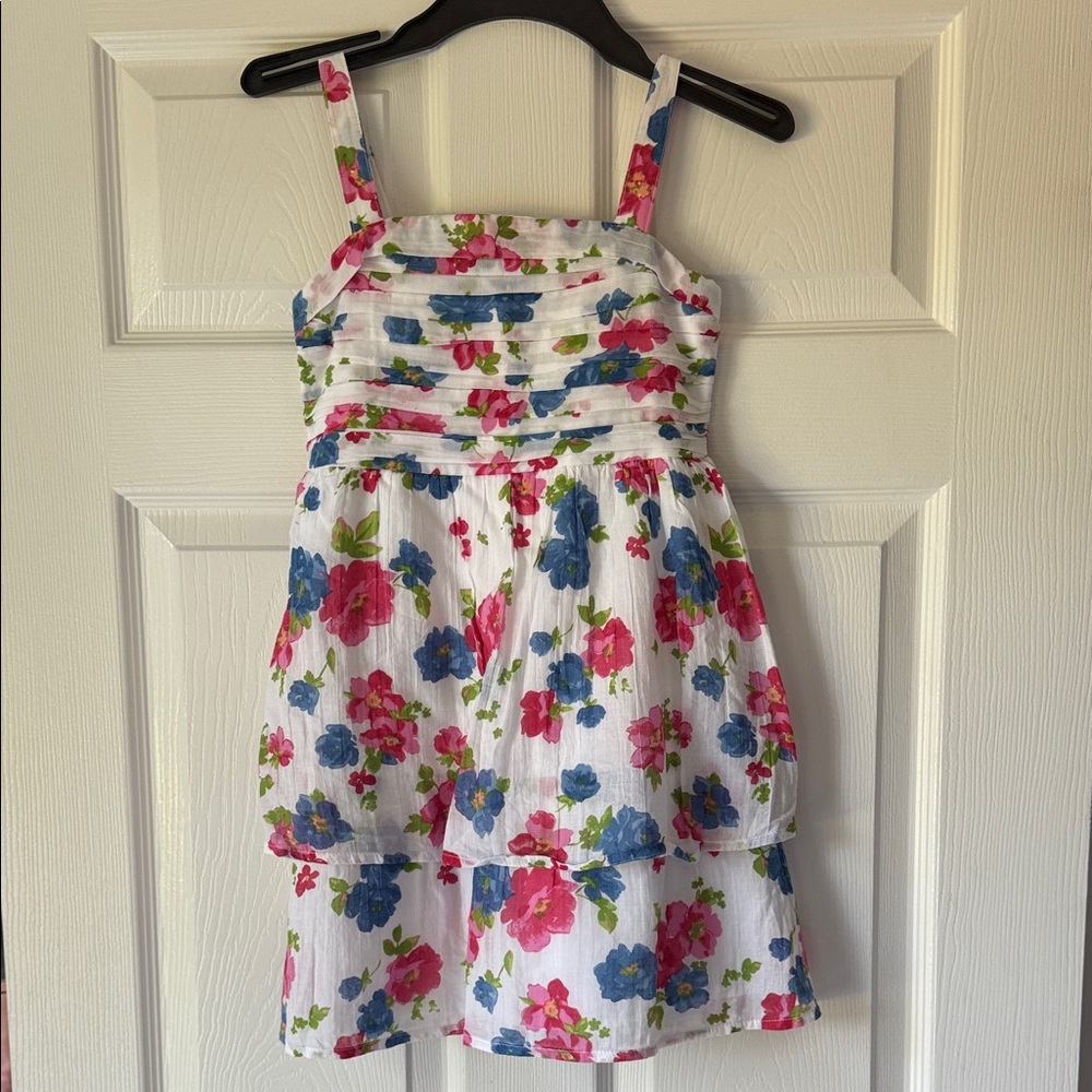 Abercrombie Kids Floral Dress Pink, Blue, Green size 7/8